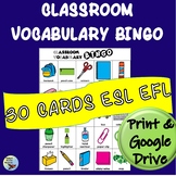 ESL Newcomer Activities ESL Beginners:  Classroom BINGO Pr