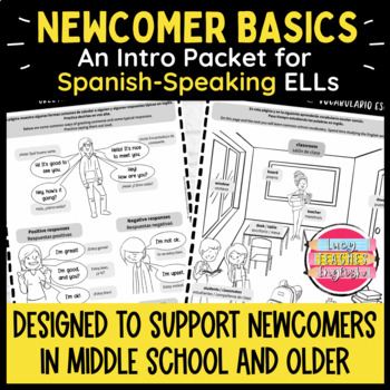 Preview of ESL Newcomer Basics Packet for Spanish Speaking ELLs
