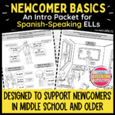 ESL Newcomer Basics Packet for Spanish Speaking ELLs