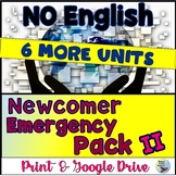 ESL Newcomer Activities ESL Beginners Pack 2 Print & Google Drive