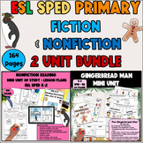 ESL Newcomers reading fiction nonfiction activities sub pl