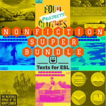 Preview of ESL Nonfiction Bundle - History, Independent Reading and Powerful Paragraphs!