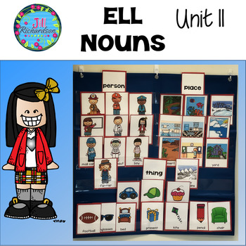 Preview of Noun Activities with Lesson Plans ESL Back to School Activities
