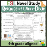Because of Winn-Dixie ESL Novel Study Simplified Text, Voc