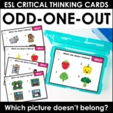 Speaking Practice Task Cards: Odd one out - Which object d
