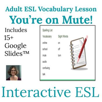 Preview of ESL Online School Vocabulary and Spelling Lesson for Adults