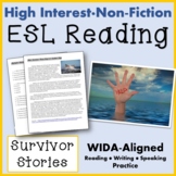 ESL Paired Texts:  Survivor Stories