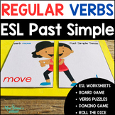 ESL Past Simple Tense Regular Verbs Worksheets