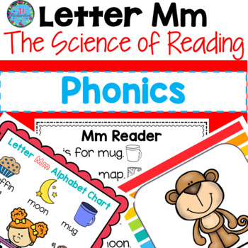 Preview of ESL Phonics Alphabet Letter M Worksheets Lesson Plans Homeschool PK-2