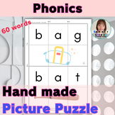 ESL Phonics | Hand made Picture Puzzle | CVC 3 letter