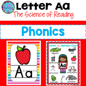 Preview of Letter A The Science of Reading Preschool Kindergarten First ESL Phonics