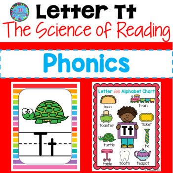 Preview of ESL Phonics Alphabet Letter T The Science of Reading Preschool Kindergarten 1st