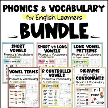 Preview of ESL Phonics and Vocabulary | Word Work and Spelling Activities | BUNDLE