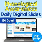 ESL Phonological Awareness Daily Digital Slides - Reading 