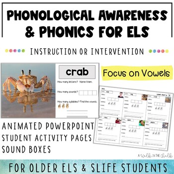 Preview of ESL Phonological Awareness and Phonics Activities | Instruction or Intervention