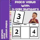Place Value with 3 Digit Math Numbers Game