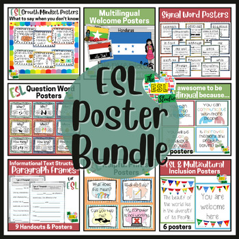 Preview of ESL Poster Bundle