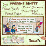 ESL Present Tenses - PowerPoint rule + exercises