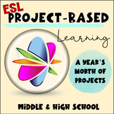 ESL Project Based Learning - BUNDLE No Prep. 9 Projects. M