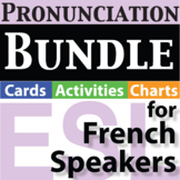 ESL Pronunciation Bundle for French Speakers ELL EFL Newcomer
