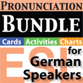 ESL Pronunciation Bundle for German Speakers ELL EFL Newcomer