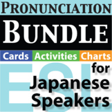 ESL Pronunciation Bundle for Japanese Speakers ELL EFL Newcomer