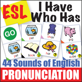English Pronunciation I Have Who Has 44 English Sounds ESL
