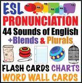 English Pronunciation Practice Flash Cards Charts Word Wal