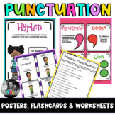 ESL Punctuation - Posters, Flashcards, Worksheets & Activities