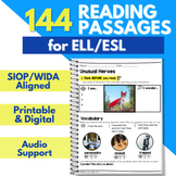 ESL Reading Comprehension Passages, ESL Vocabulary, ESL Ac