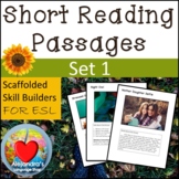 ESL Reading:  Short Reading Passages Set 1