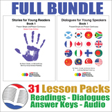 ESL Readings and Exercises Lesson Pack Bundle | ESL ELL Newcomer