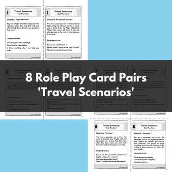 Esl Game: Role Playing Cards