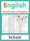 ESL Vocabulary Puzzles  School