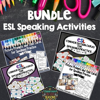 Preview of ESL Speaking Activities: Bundle