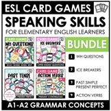 ESL Speaking Card Games Bundle | Activities to Practice Co