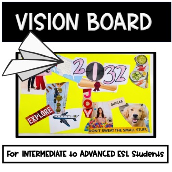 Preview of ESL Project Based Learning - Create a Vision Board