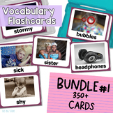 Vocabulary Flashcards with Real Pictures Bundle 1 for ESL 