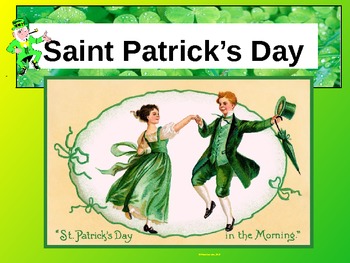 Preview of ESL ENL St. Saint Patrick's Day PowerPoint Presentation