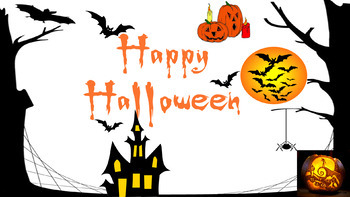 Preview of ESL TEFL TESL "Halloween Lesson" - for English learners!