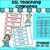 ESL Teaching Cognates Article
