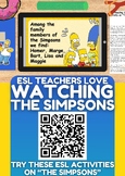 ESL Teaching Resources on "The Simpsons" - Lesson Plan + R