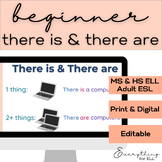 ESL Teen & Adult Newcomers - Beginners | There is & There: