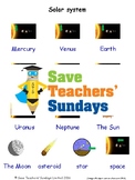 ESL The Solar System Worksheets, Games, Activities and Fla