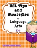 ESL Tips and Strategies for Language Arts