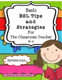 Basic ESL Tips and Strategies for the Classroom Teacher - 2023