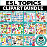 ESL Topics ClipArt Bundle for Printable and Digital Resources