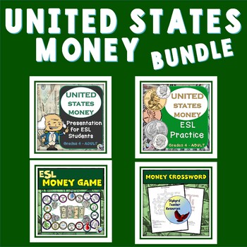 Preview of ESL Beginners ESL Newcomers United States Money Bundle