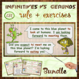 ESL- Verbals (Gerunds, Infinitives) - PPT rule + exercises
