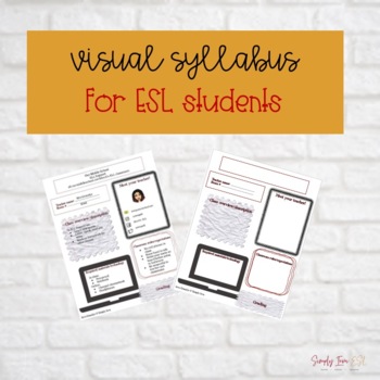 Preview of ESL Visual Syllabus